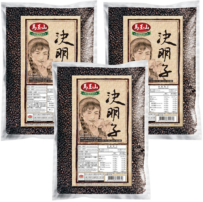 馬玉山 決明子, 550g, 3包