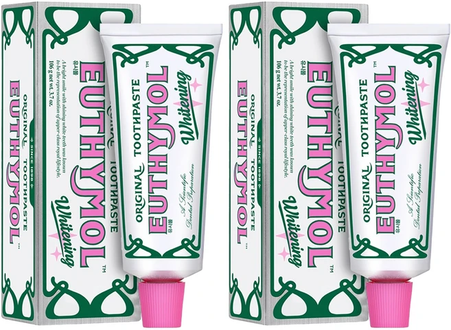 유시몰 화이트닝 티엠 치약, 106g, 2개 - 쿠팡