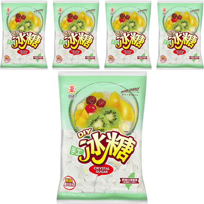 日正食品 手工冰糖, 300g, 5包