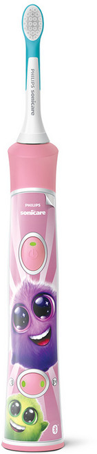 필립스 소닉케어 키즈 블루투스 에디션 전동칫솔, HX6351/44, 핑크, 1개