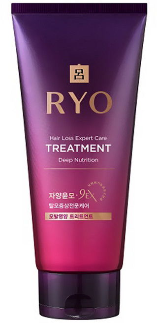 RYO 呂 滋養韌髮瞬護髮膜 滋潤型, 200ml, 1條