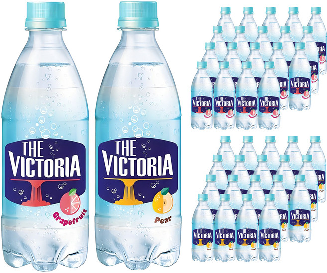 웅진빅토리아 더 빅토리아 탄산음료 자몽 20p + 배 20p, 500ml, 1세트