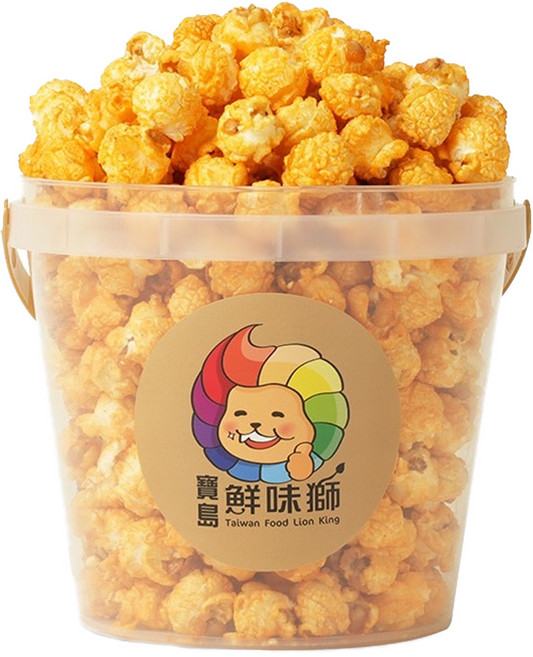 寶島鮮味獅 歡樂桶爆米花 搖滾起司, 200g, 1罐
