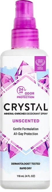 크리스탈 데오드란트 스프레이 무향, 118ml, 1개 - 쿠팡