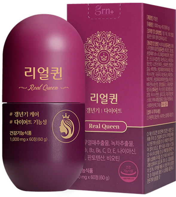 GRN 다이어트 리얼퀸, 60정, 1개