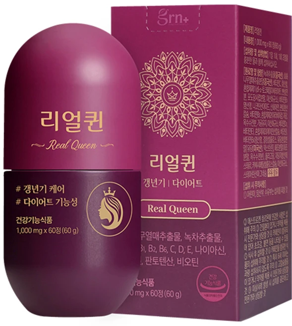 GRN 다이어트 리얼퀸, 60정, 1개 - 쿠팡