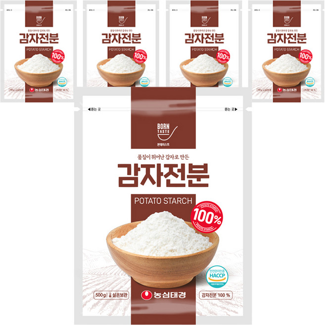 본테이스트 감자전분, 500g, 5개