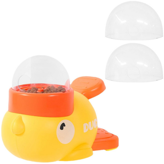 딩동펫 반려동물 노즈워크 오리 푸쉬 장난감, 혼합색상, 1개