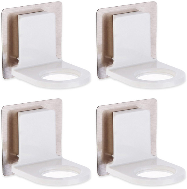 디블릭 무타공 샴푸 린스 홀더, 4개, 화이트