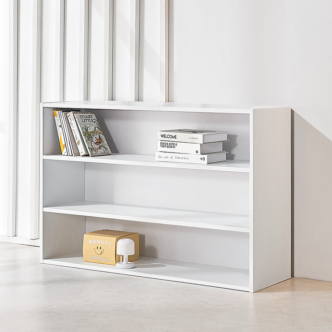 양지가구 공간박스 책장, 백색, 3단