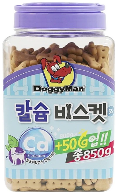 도기맨 강아지 비스킷 SS, 칼슘, 850g, 1개 - 쿠팡