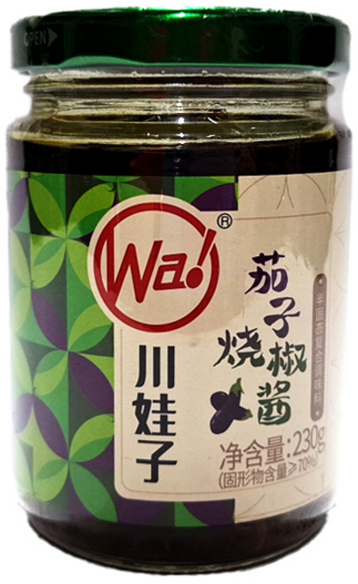 川娃子 茄子燒椒醬, 230g, 1罐