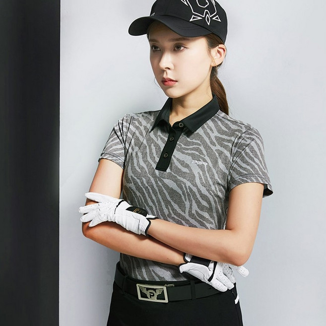 피지알골프 여성용 반팔 티셔츠 GT-4254