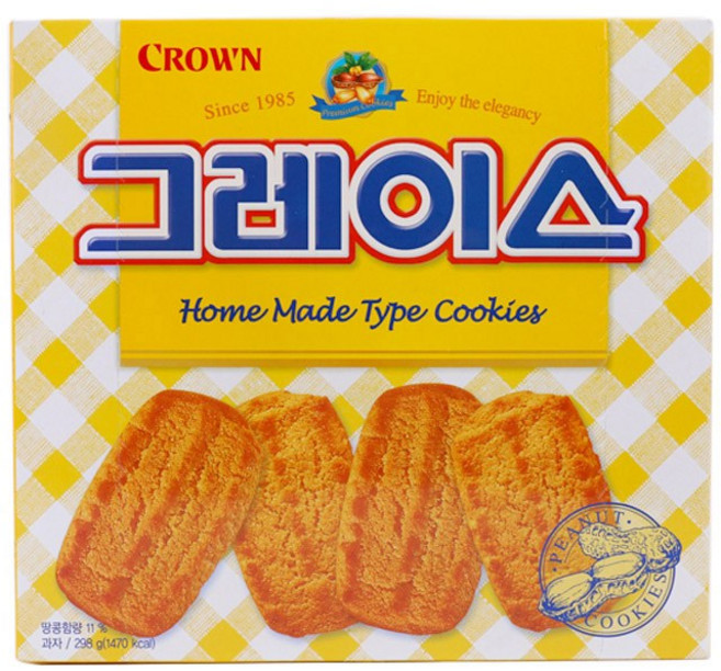 크라운 그레이스 비스켓, 298g, 2개