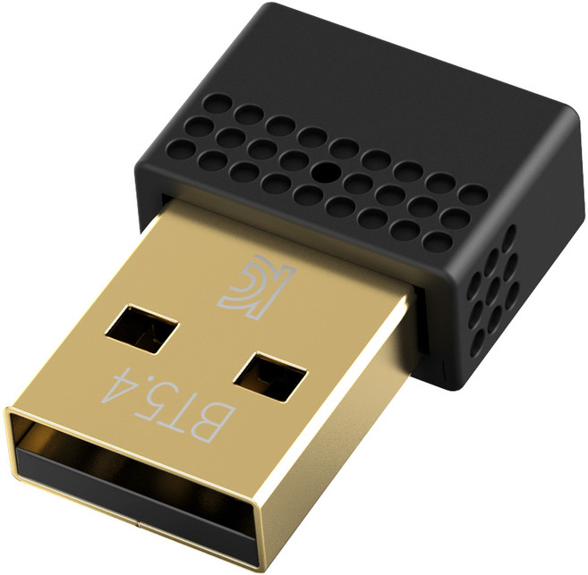 넥스트유 브로완 USB 블루투스 동글 5.4 PC 데스크탑 수신기, 545BT, 블랙, 1개