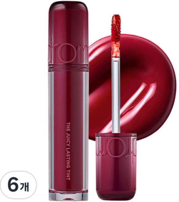 롬앤 더 쥬시 래스팅 틴트, 16 플럼 콕, 6개