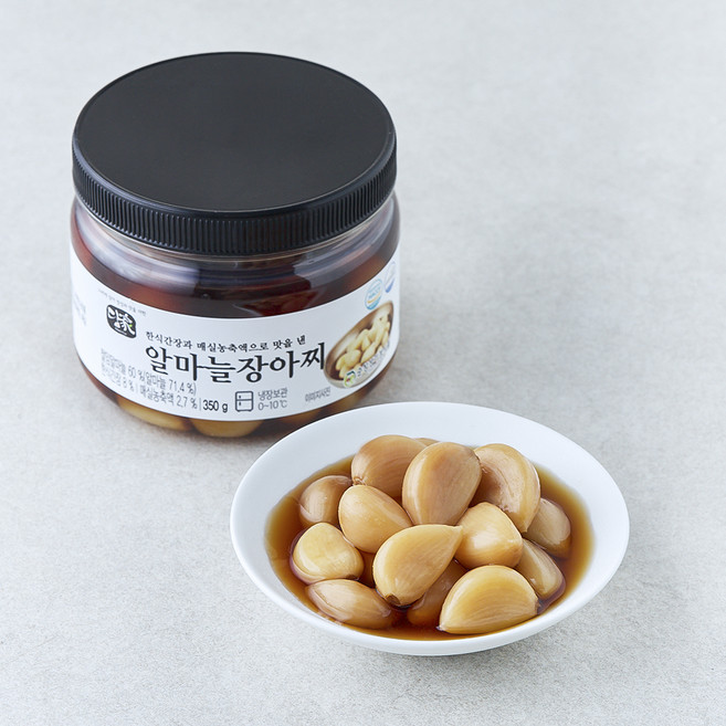 담가 알마늘장아찌, 350g, 1개