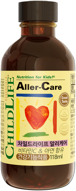 차일드라이프 알러케어 아연 비타민C 포도맛, 118ml, 1개