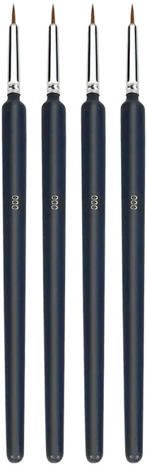 극세 브러시 붓 11, 000호, 4개