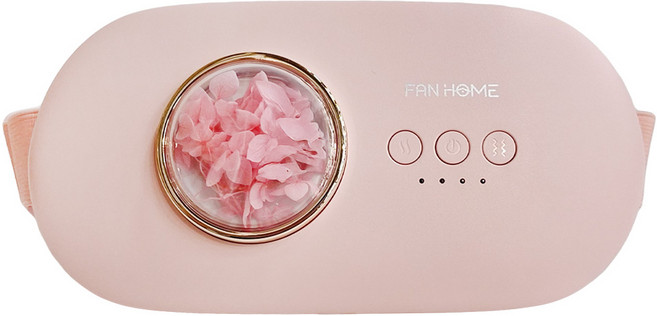 DAYA 永生花溫控按摩暖宮帶, WL-i08, 粉紅繡球花