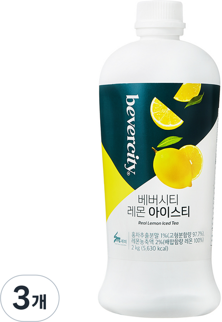 세미_아이스티레몬시럽, 2kg, 3개