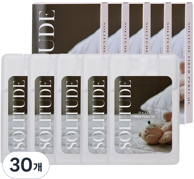 알레 솔리튜드 패브릭 섬유향수 코튼향, 30개, 18ml