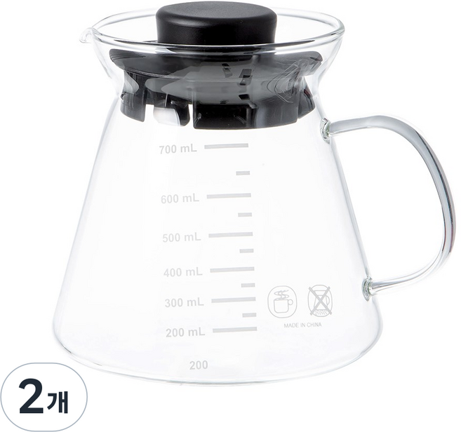 comet 咖啡分享壺 (含壺蓋), 700ml, 2個, 單品