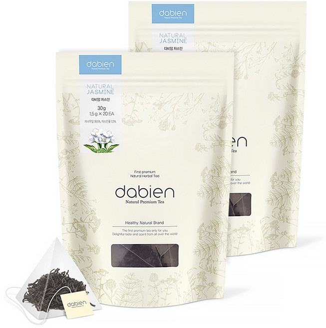 다비앙 자스민차, 1.5g, 20개입, 2개