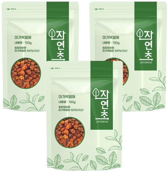 건조 마가목열매, 100g, 3개