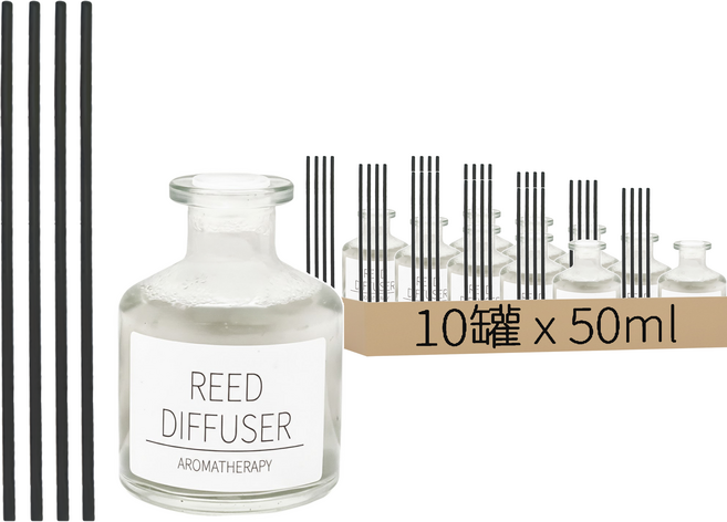 理享家 Black Rose系列 精油擴香瓶 2罐, 50ml, 5組, 英梨小蒼蘭