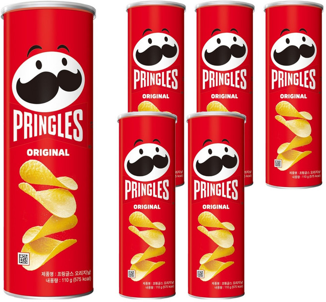 프링글스 오리지날, 110g, 6개