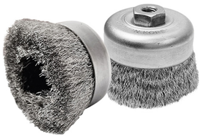 월드크린 녹제거 컵 브러쉬 스텐, 2개