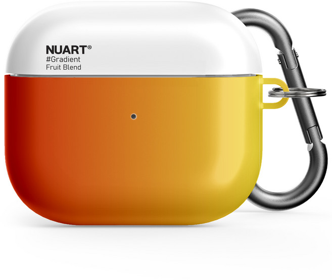 누아트 그라데이션 디자인 하드 에어팟 케이스, 후르츠블렌드, 에어팟 3세대