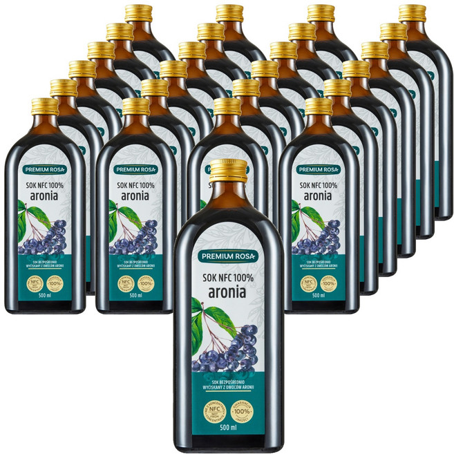 프리미엄로사 데일리원 아로니아 원액, 500ml, 25개