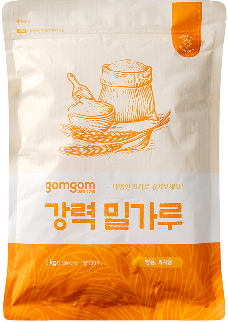 곰곰 강력 밀가루, 1kg, 1개