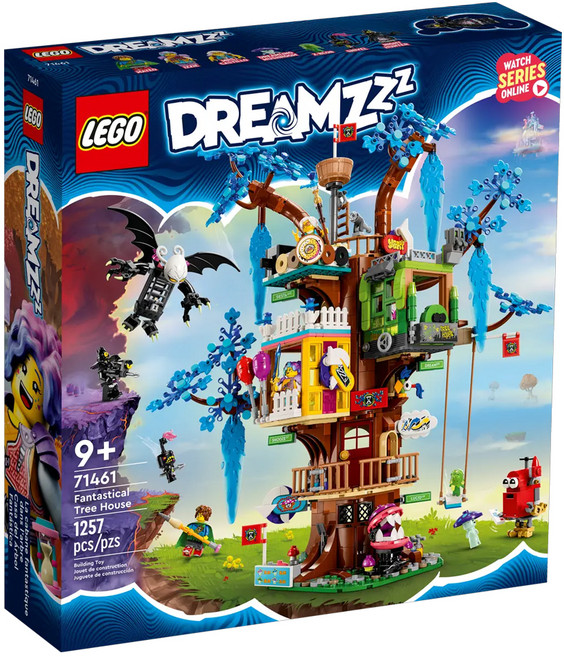 LEGO 71461 奇異樹屋, 咖啡色 + 藍色 + 黑色, 1盒