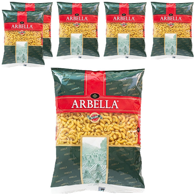 아르벨라 마카로니, 6개, 500g
