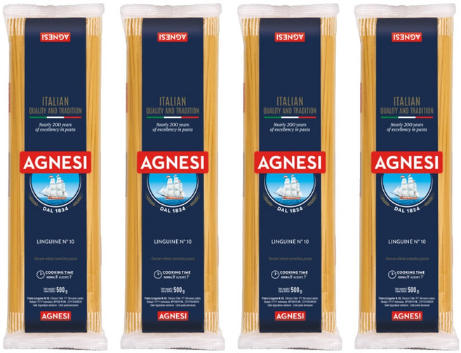 AGNESI 義大利細扁麵, 500g, 4包