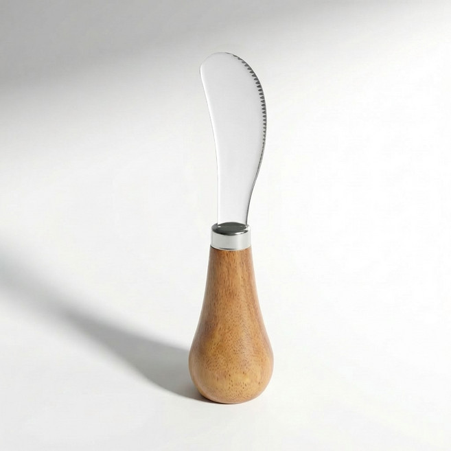 플로우데이 스테인리스 스탠드 버터나이프, 혼합색상, 1개