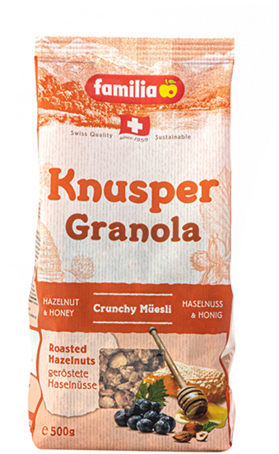 패밀리아 크누스퍼 크런치 무슬리, 500g, 1개