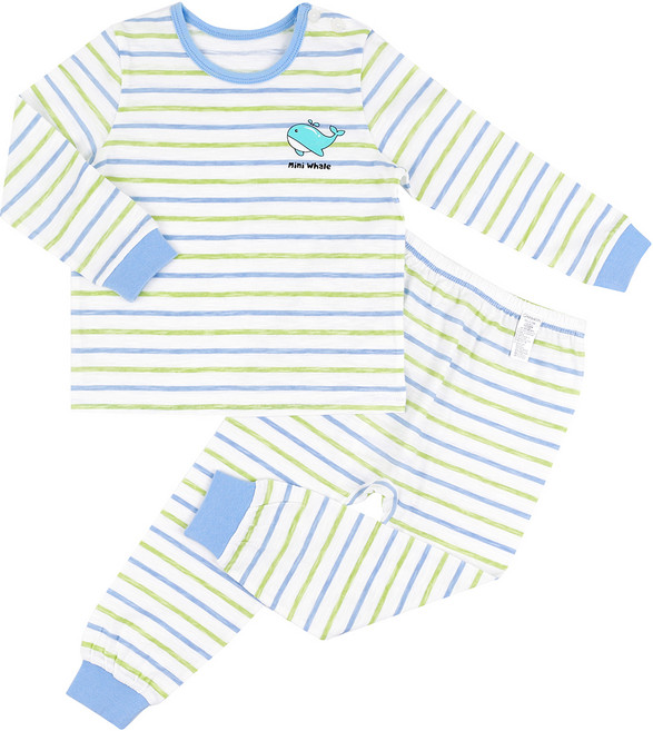 메이키즈 롤리팝 웨일 9부 슬럽 상하의 세트