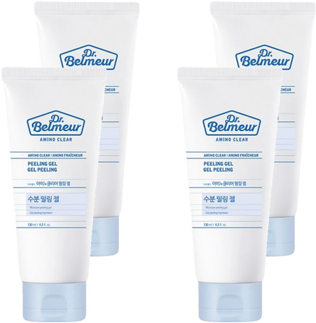 더페이스샵 닥터벨머 아미노클리어 필링젤, 4개, 130ml