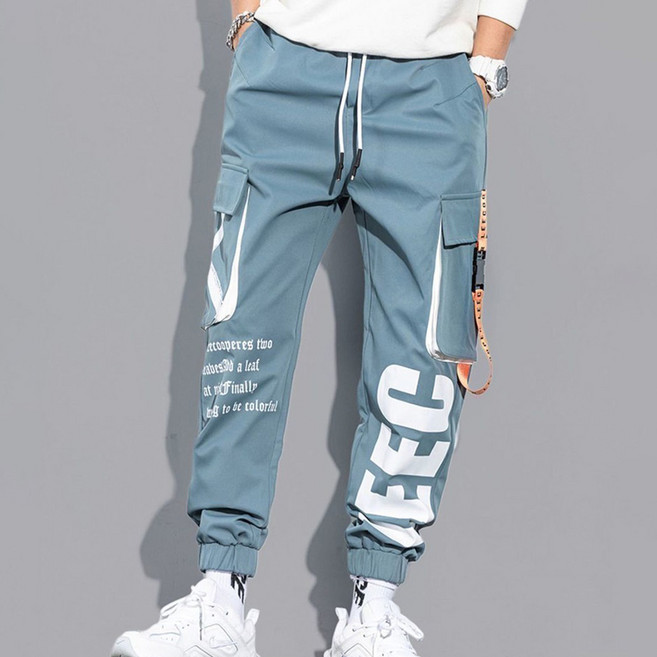 남성용 보로나우 밴딩 스트링 롱 조거 팬츠 FC-2214311