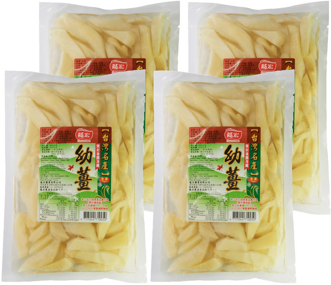 龍宏 嫩薑, 380g, 4包