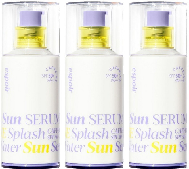 에스쁘아 워터 스플래쉬 선세럼 SPF50+ PA+++, 50ml, 3개