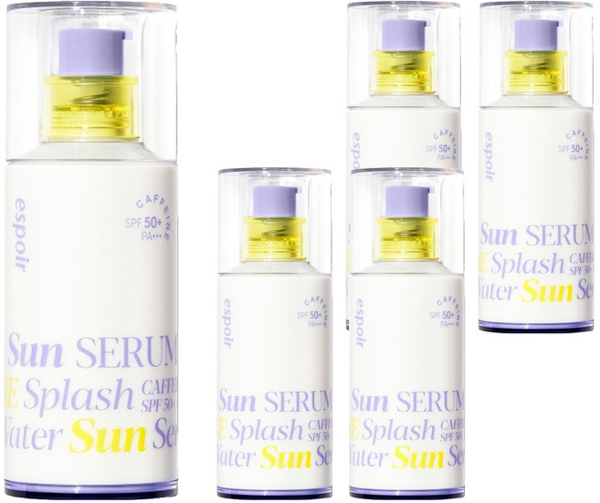 espoir 艾絲珀 水感防曬乳 SPF50+ PA+++, 50ml, 5個