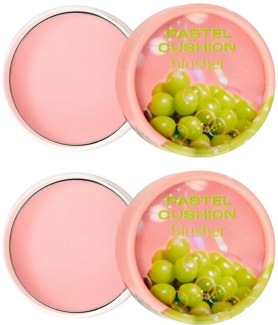 [비건라이프] 더페이스샵 파스텔 쿠션 블러셔 5g, 02 버블검 핑크, 2개