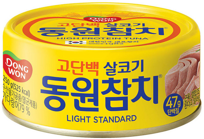 동원참치 라이트 스탠다드, 250g, 1개