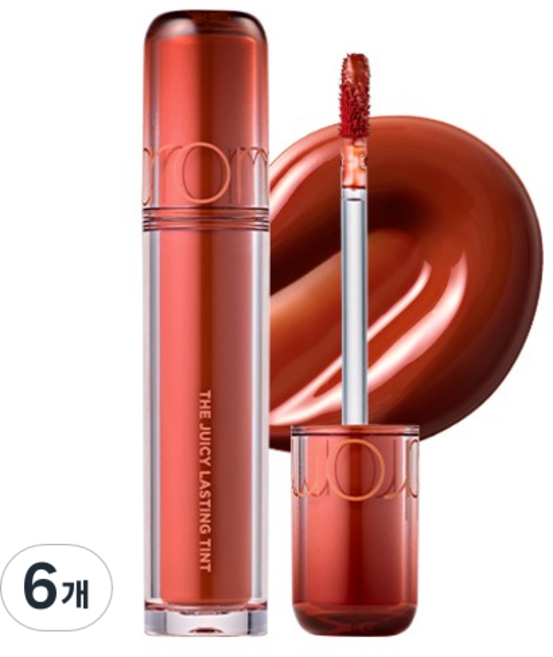 롬앤 더 쥬시 래스팅 틴트, 13 잇 도토리, 6개