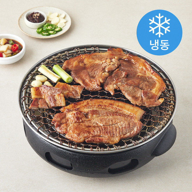 왕조실록 서서갈비 양념 돼지 왕구이용 (냉동), 600g, 1개